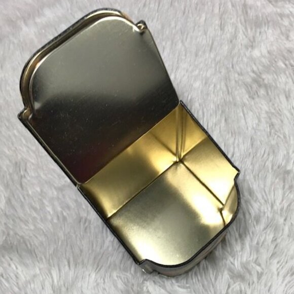 NWOT Vintage Coca-Cola 'Fountain Service' Angled Hinge Lid Tin & Coasters Set - Picture 7 of 13